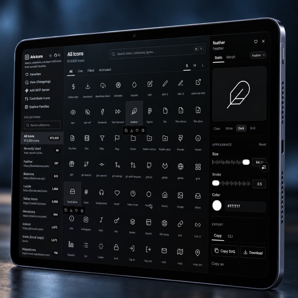 Aria Icons