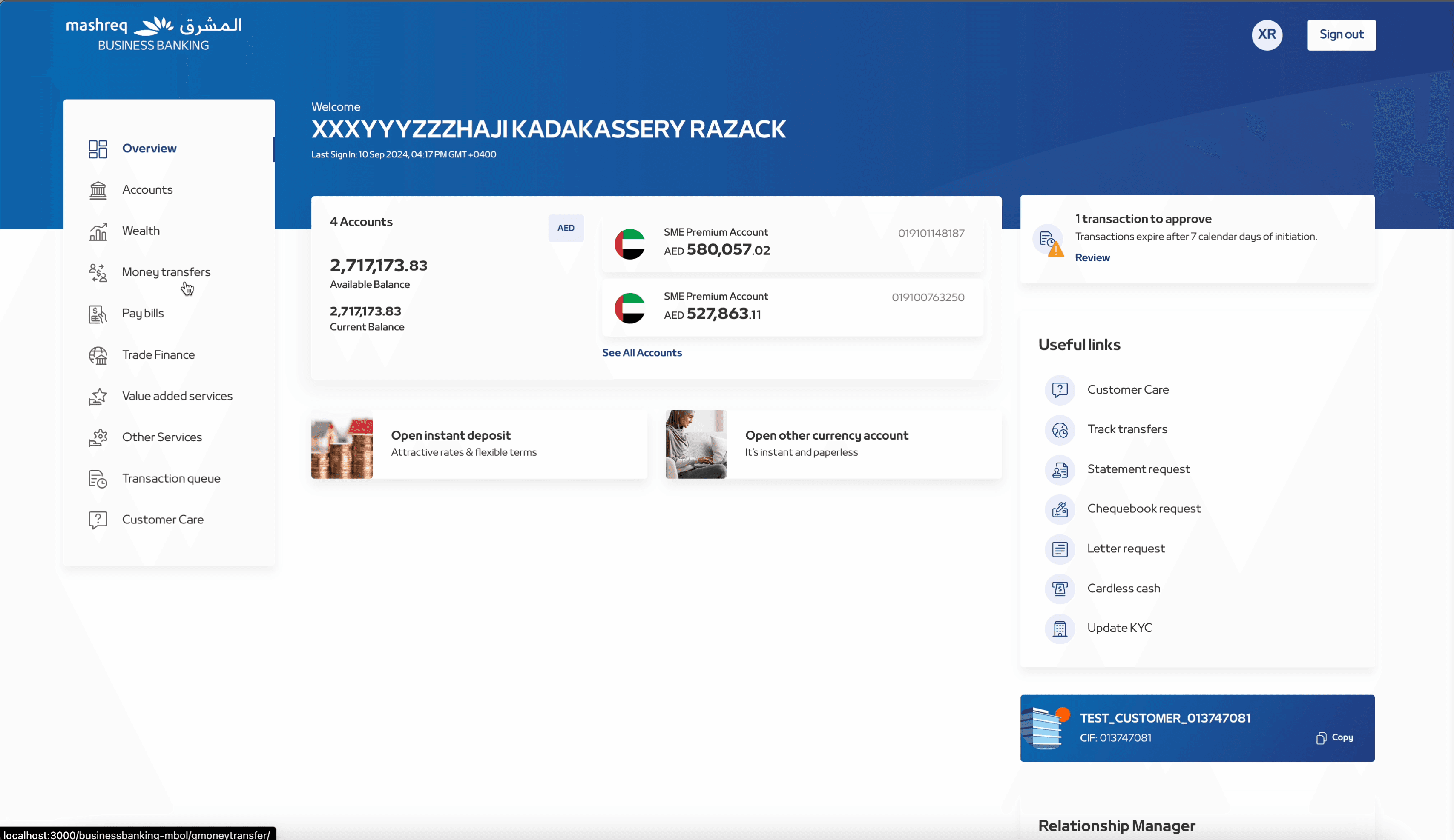 Mashreq Business Banking screenshot 5